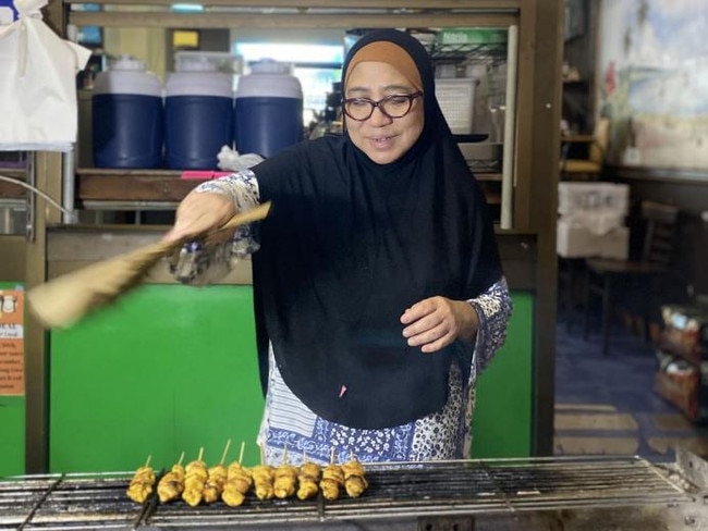 Island Dreams Cafe owner Alimah Bilda at the Ramadan Night Markets. Picture: Kirsten Jelinek