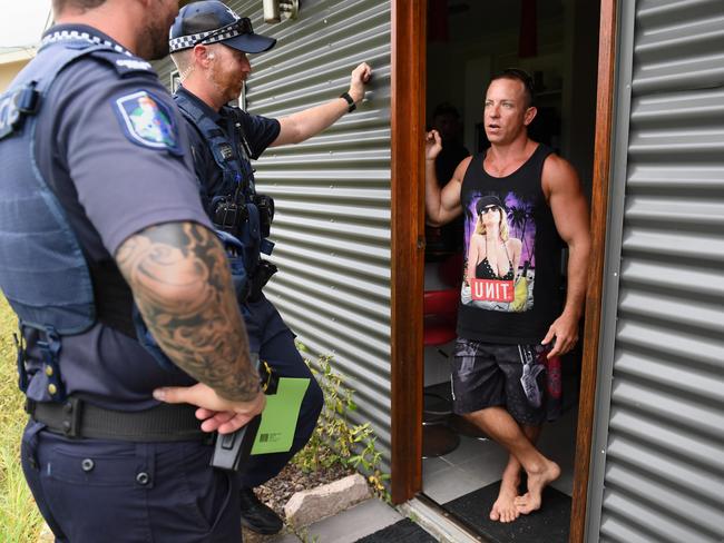 Police and SES have been doorknocking in Ayr, south of Townsville, warning residents to evacuate. Picture: Dan Peled/AAP