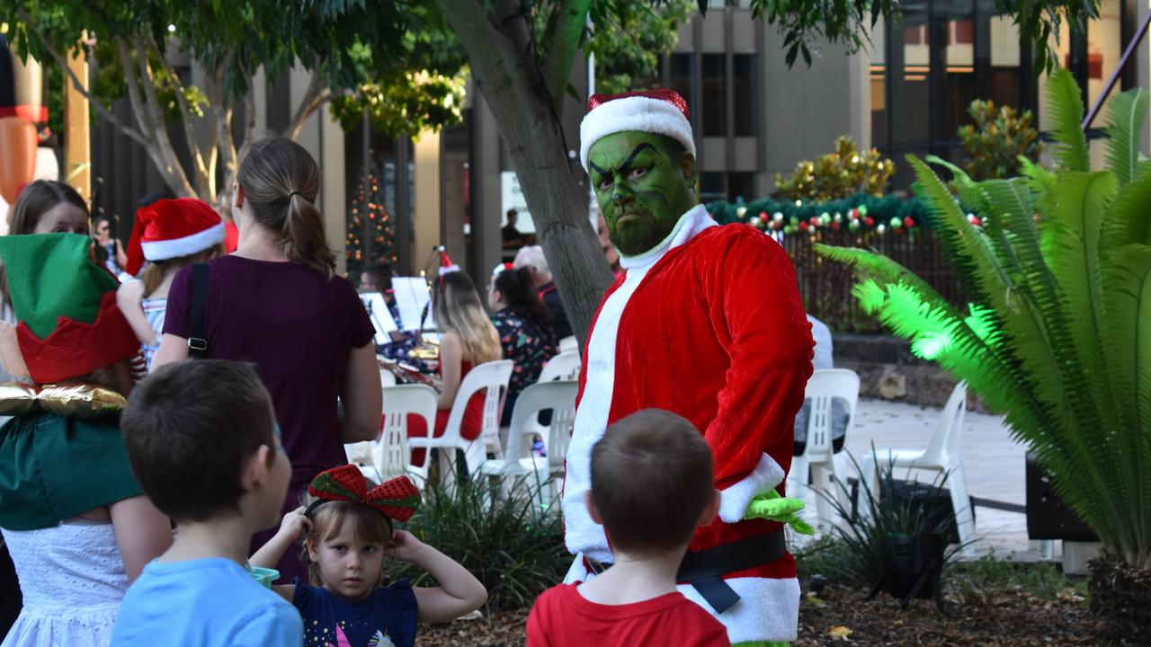 The Grinch proved popular at the CBD Christmas Fair in Rockhampton on December 3, 2022.