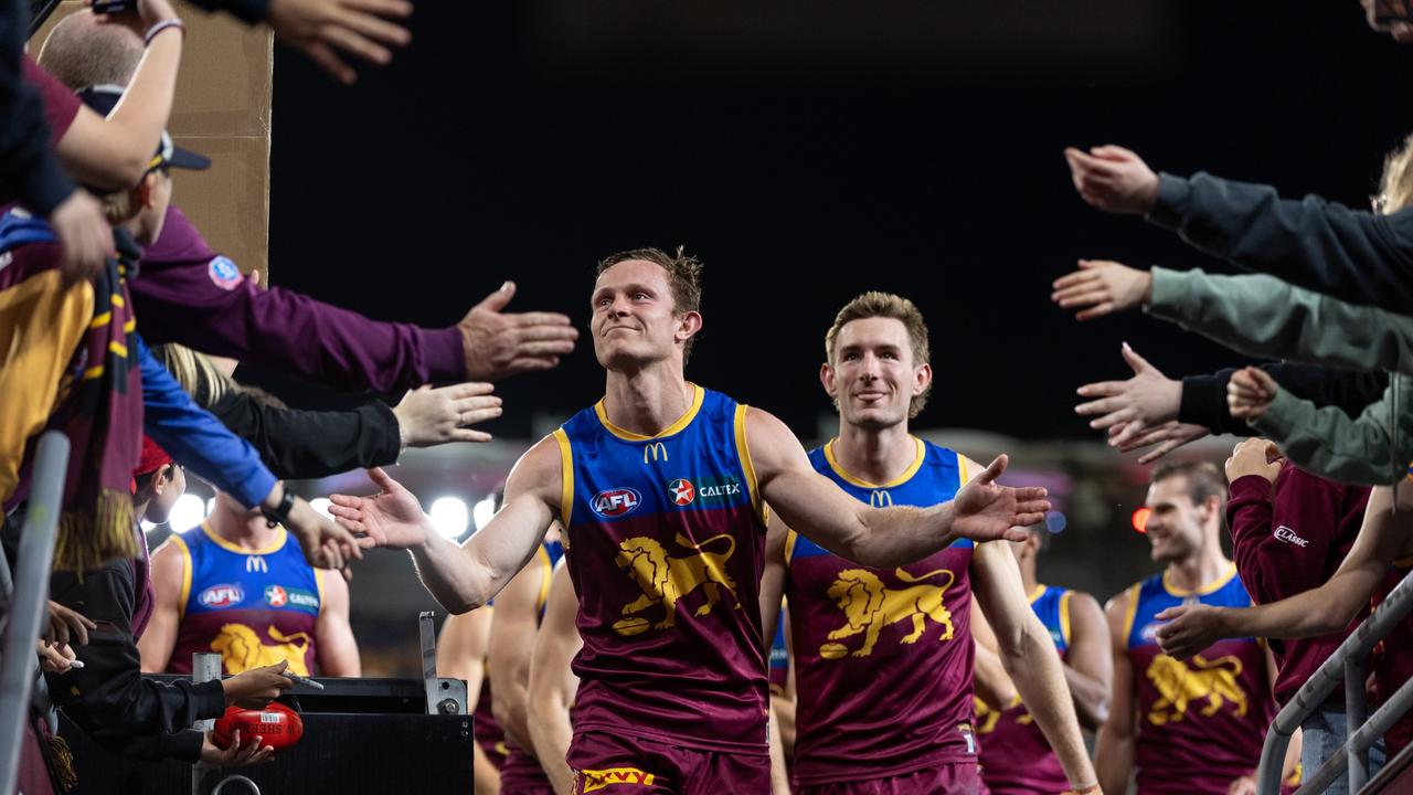 The Lions completed an undefeated season at home against St Kilda last weekend. (Photo by Russell Freeman/AFL Photos via Getty Images)