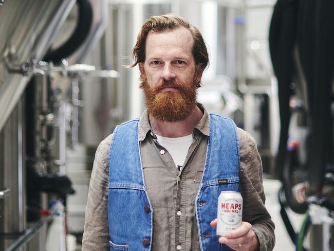 Heaps Normal Founder Andy Miller for non-alc beer feature.