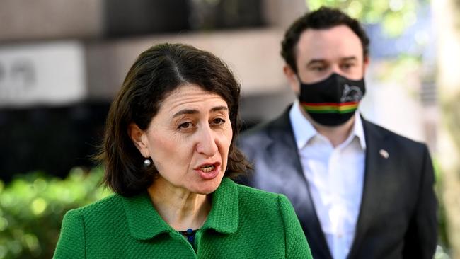 NSW Premier Gladys Berejiklian lays down the law on Friday. Picture: NCA NewsWire/Jeremy Piper