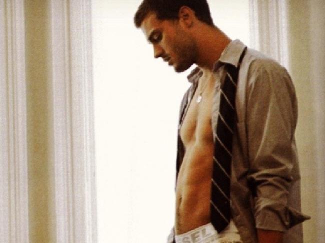 Jamie Dornan in Fifty Shades of Grey. Meh.