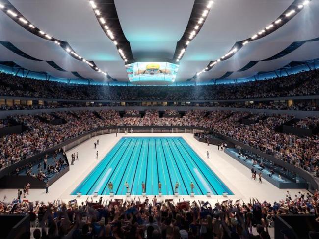 An artist's impression of Brisbane Arena. Picture: Supplied