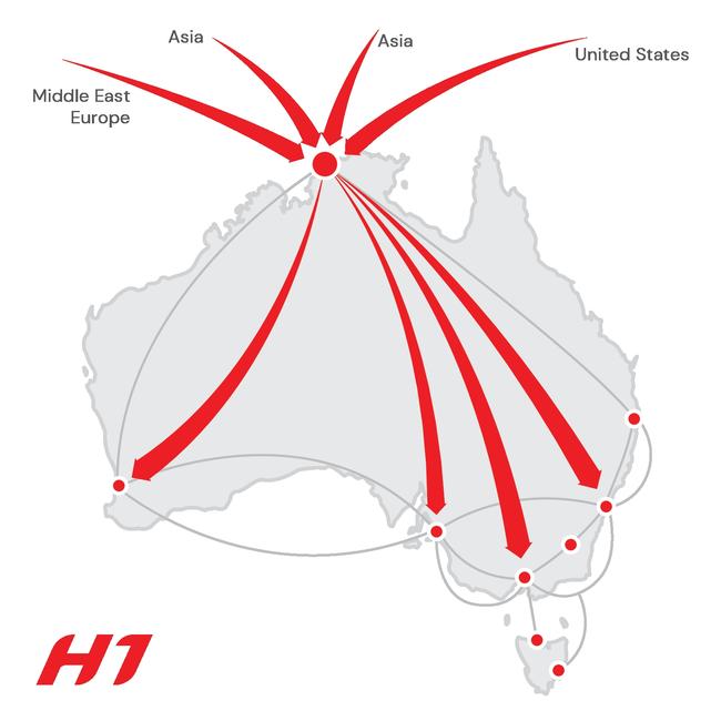 HyperOne will be the largest private, independent digital infrastructure project in Australia’s history. Picture: Supplied