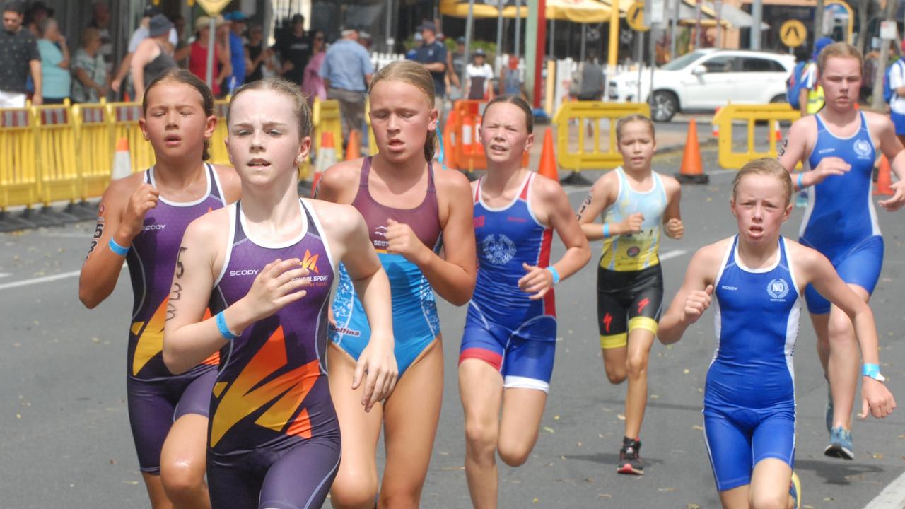 Photo gallery of 2023 Queensland School Sport Aquathlon and Multiclass State Championship The