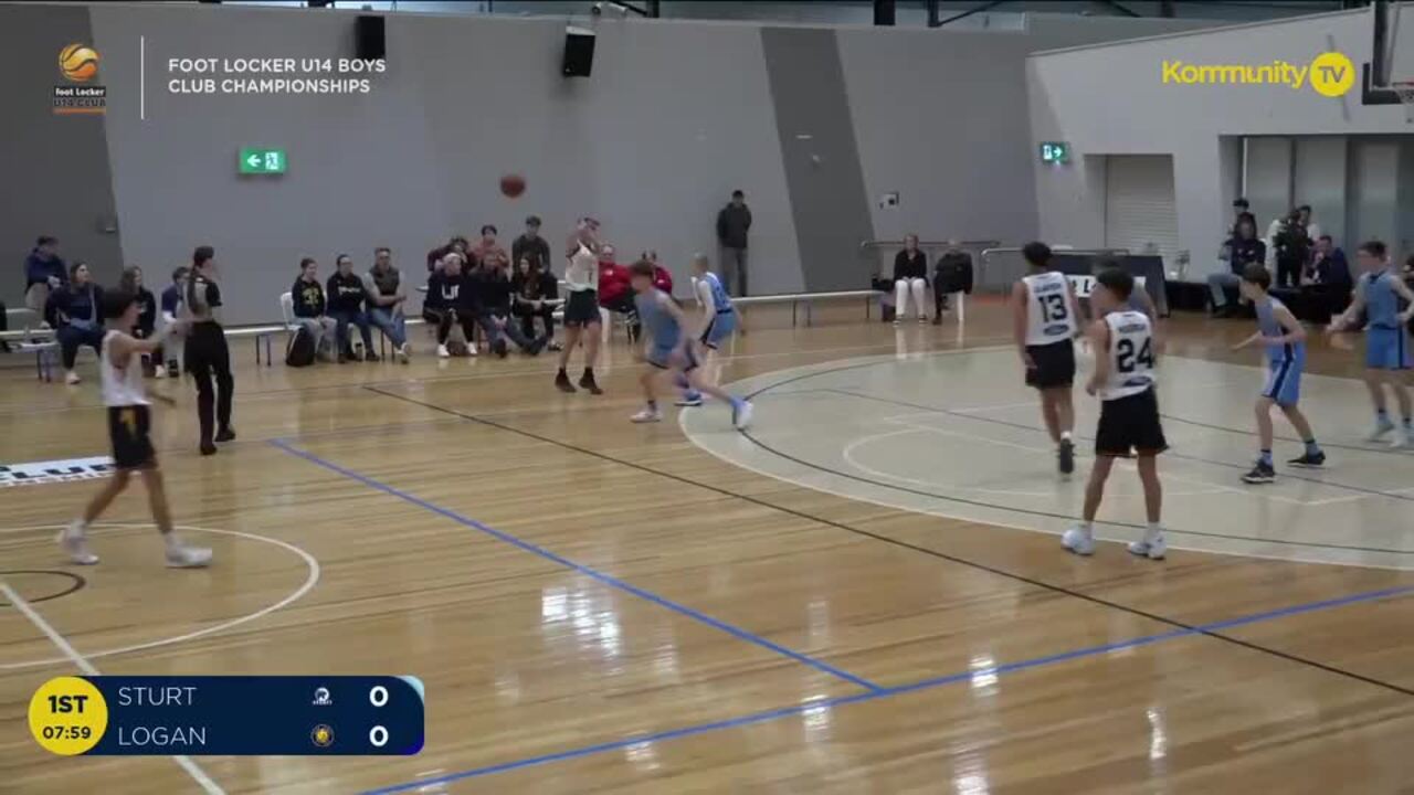 Replay: Sturt Sabres v Logan Thunder (Boys)—2024 Basketball Australia U14 Club Championships Day 1