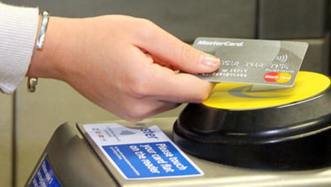 Around a quarter of travellers on London’s transport system have abandoned smartcards, such as Opal, Myki and Go, instead opting to use their contactless bank cards. Source: supplied.