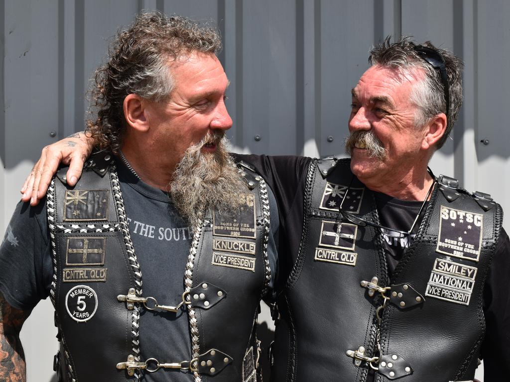 Mackay Sons of the Southern Cross motorcycle club unveil memorials at ...