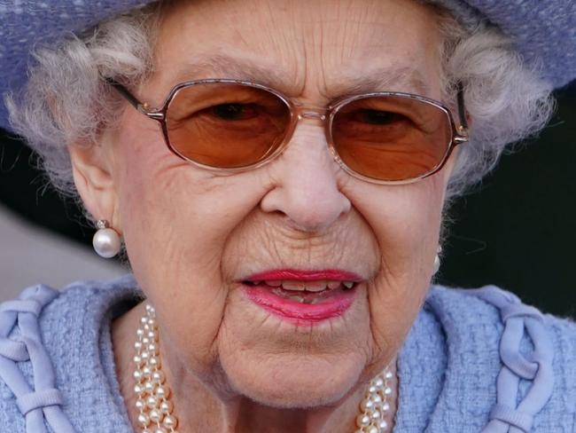 EDINBURGH, SCOTLAND - JUNE 30: The Duke of Buccleuch and Queen Elizabeth II attending the Queen's Body Guard for Scotland (also known as the Royal Company of Archers) Reddendo Parade in the gardens of the Palace of Holyroodhouse, Edinburgh, Scotland on June 30, 2022. Members of the Royal Family are spending a Royal Week in Scotland, carrying out a number of engagements between Monday June 27 and Friday July 01, 2022. (Photo by Jane Barlow/WPA Pool/Getty Images)