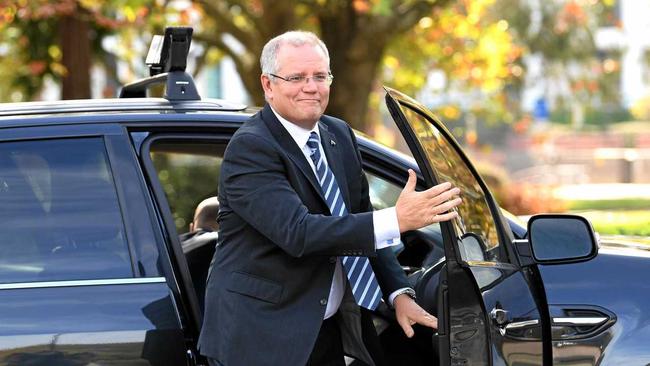 Treasurer Scott Morrison will deliver the Federal Budget on Tuesday night, May 9. Picture: LUKAS COCH