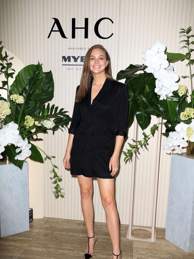 Ksenija Lukich at the AHC Skincare Launch held at the Ivy Penthouse in Sydney. Picture: Christian Gilles