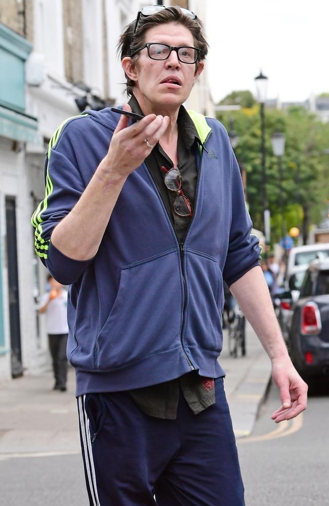 Christopher Brosnan, 46, makes a rare public appearance in London. Picture: Backgrid.