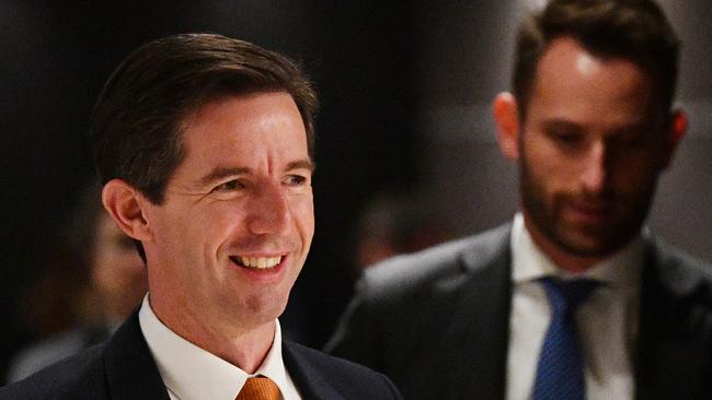 Simon Birmingham is urging teachers and parents to support NAPLAN. Picture: AAP.