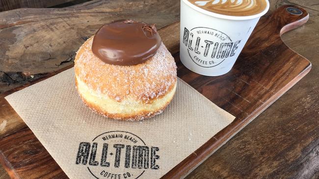 Notella Doughnut from All Time Coffee