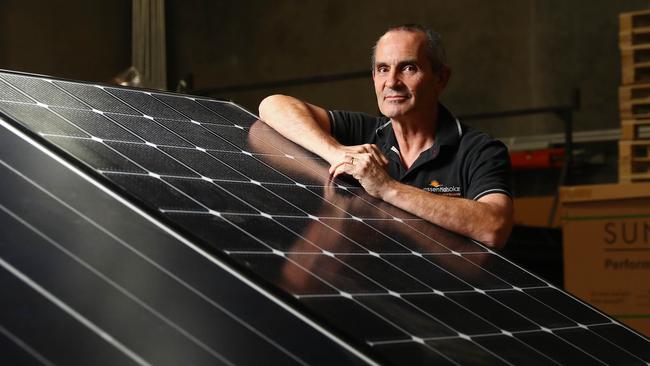 David Bruce, the owner of Essential Solar in Melbourne, previously spoke out about the need for the scheme to change. Picture: Aaron Francis/The Australian