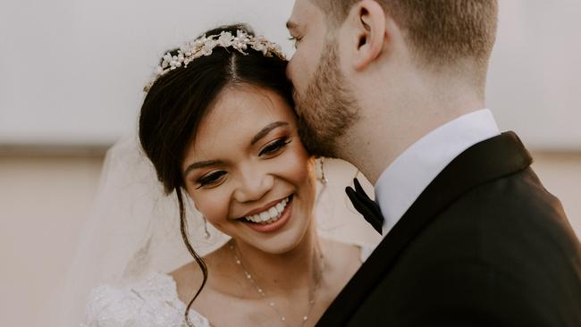 The wedding of Jack and Fatya Hutchinson. Picture: Janneke Storm