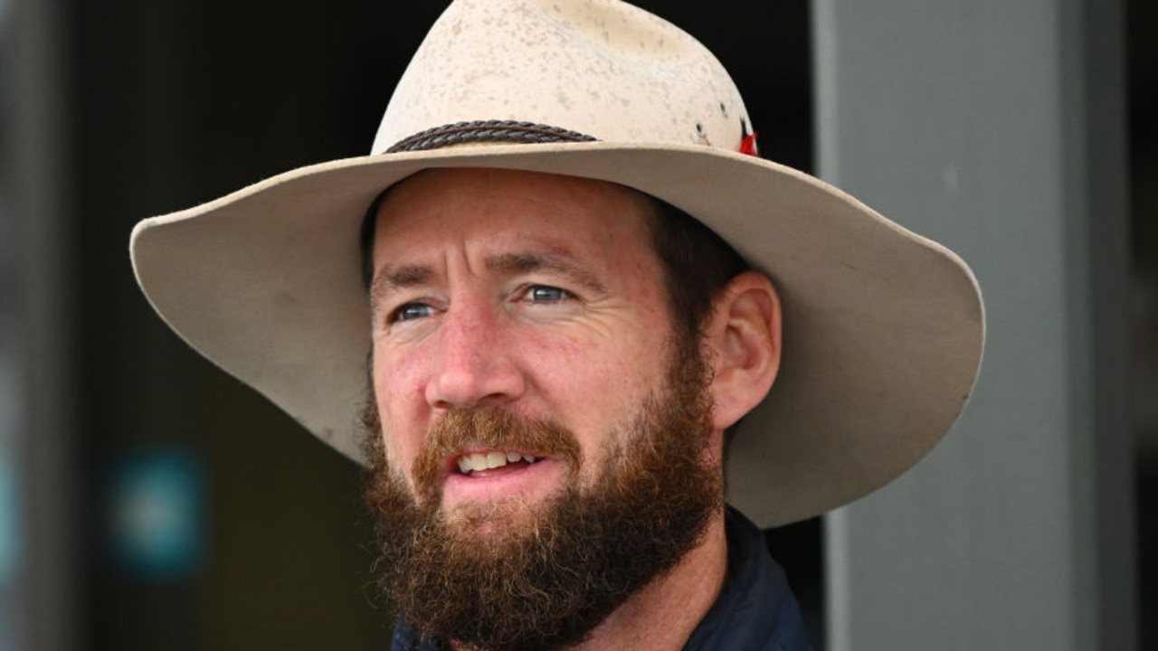 PAKENHAM, AUSTRALIA - APRIL 16: Trainer Ciaron Maher is seen during Melbourne Racing at Pakenham Racecourse on April 16, 2023 in Pakenham, Australia. (Photo by Vince Caligiuri/Getty Images)