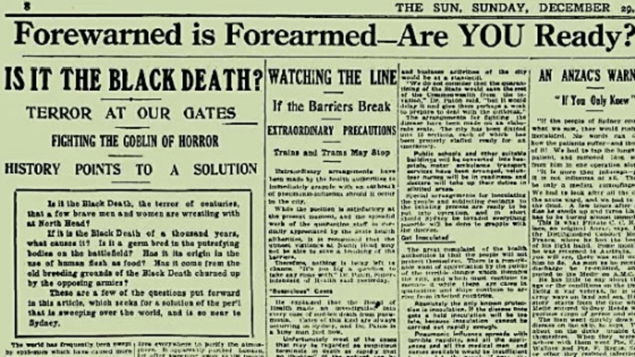 Tabloid newspaper The Sun stirred panic with this headline. Even 70 years later survivors would talk of having faced the Black Death.