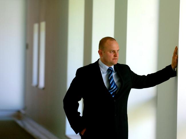 Liberal MP and Federal member for LaTrobe Jason Wood, at Parliament House in Canberra.