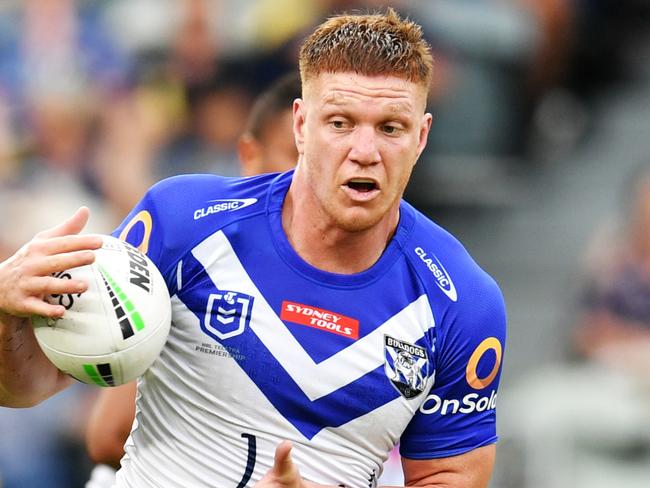 Dylan Napa. NRL; North Queensland Cowboys Vs Canterbury-Bankstown Bulldogs at Queensland Country Bank Stadium, Townsville. Picture: Alix Sweeney