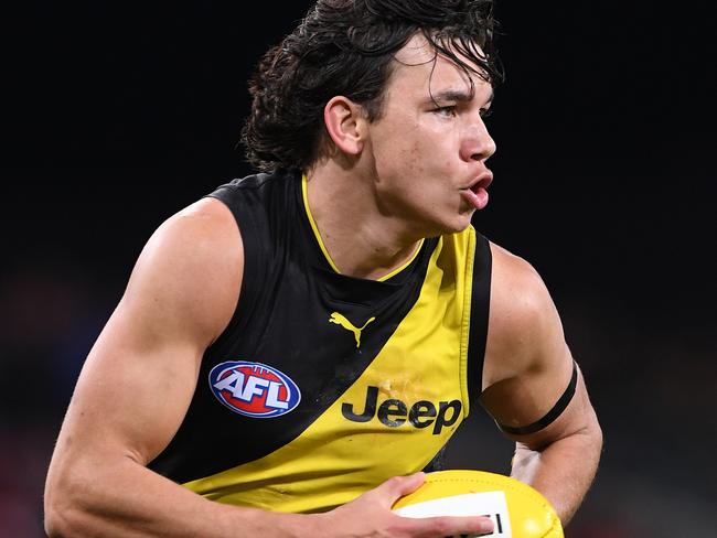 Daniel Rioli defends space better than any other player in the competition. Picture: AAP