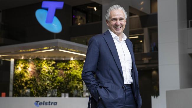 Telstra chief executive Andy Penn. Picture: Aaron Francis/The Australian