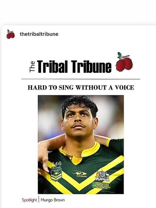 Latrell Mitchell hit out on Instagram. Photo: iam_lm01.