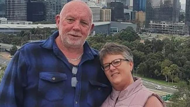 Sedan resident Darren Pollard, who died in a fatal crash in Cambrai, with his wife Jacqui-Lee Pollard. Picture: Supplied