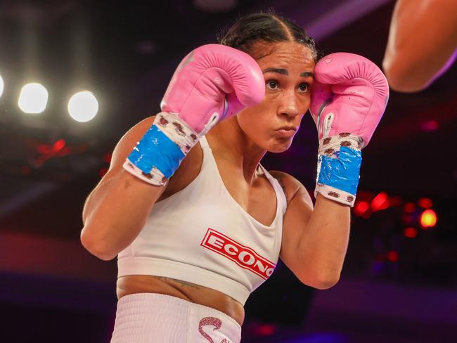 Amanda Serrano is one of the biggest stars in women’s boxing. Picture: Alex Menendez/Getty Images