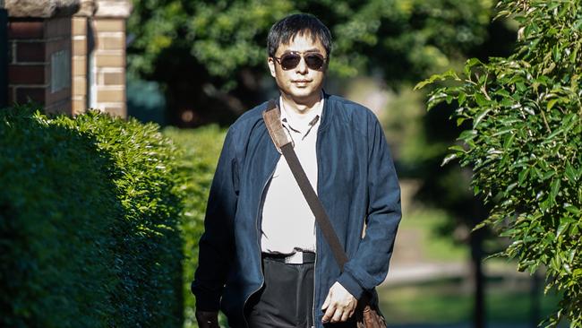 Dr Wenxong He photographed outside Northmead Medical Centre. Picture: Monique Harmer