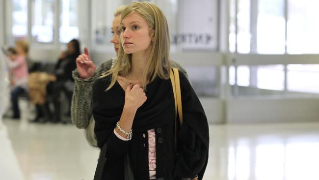 Charlotte Lindstrom after being released from prison.