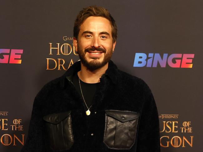 House of the Dragon cast member Ryan Corr at the Australian Premiere at Hoyts Entertainment Quarter. Picture: Jonathan Ng