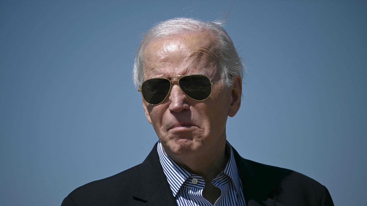 US President Joe Biden said he will continue to “denounce and impose costs” on Russia. Picture: Brendan Smialowski / AFP