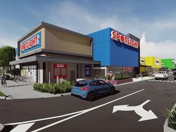 Artist’s impression of the new Spotlight store to open as part of Warragul’s retail development plan. Picture: Facebook