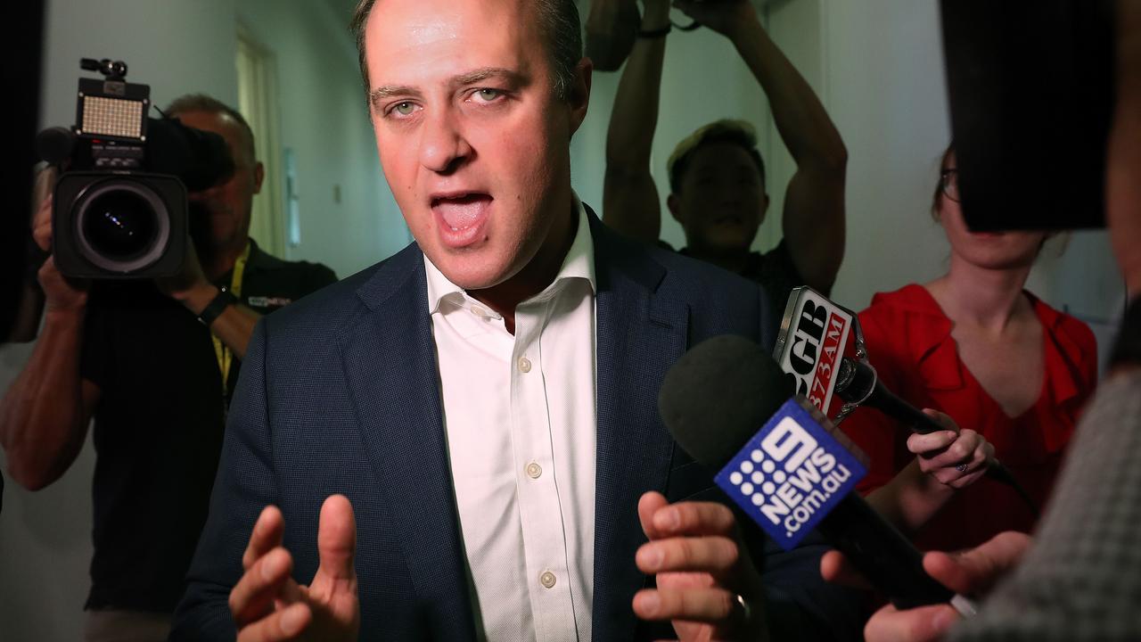 Tim Wilson after his Sky News appearance this morning. Picture: News Corp Australia 