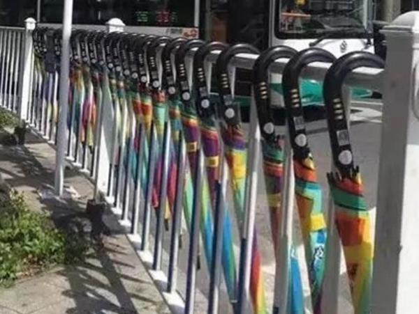 The colourful umbrellas cost $11.60 each to replace.