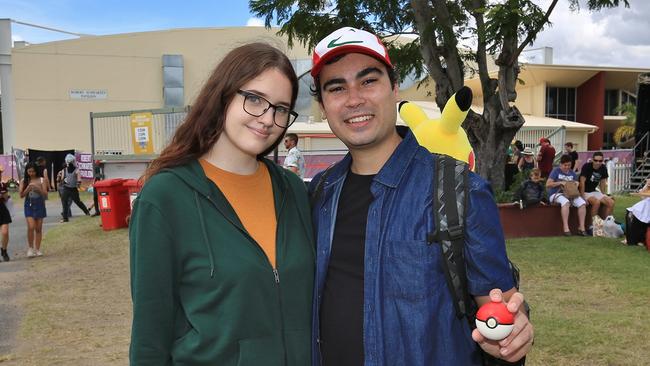 L-R Amy Rose and Lachlan Brown at CapriCon.Photo Liam Fahey / Morning Bulletin