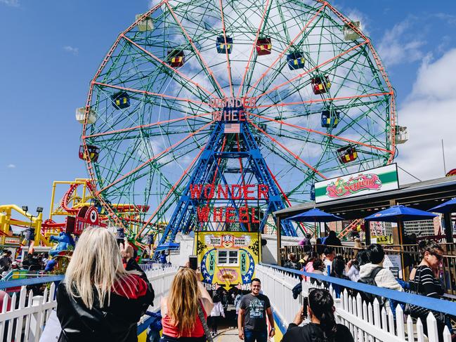 The Wonder Wheel at Coney Island in Brooklyn, New York. Picture: Getty