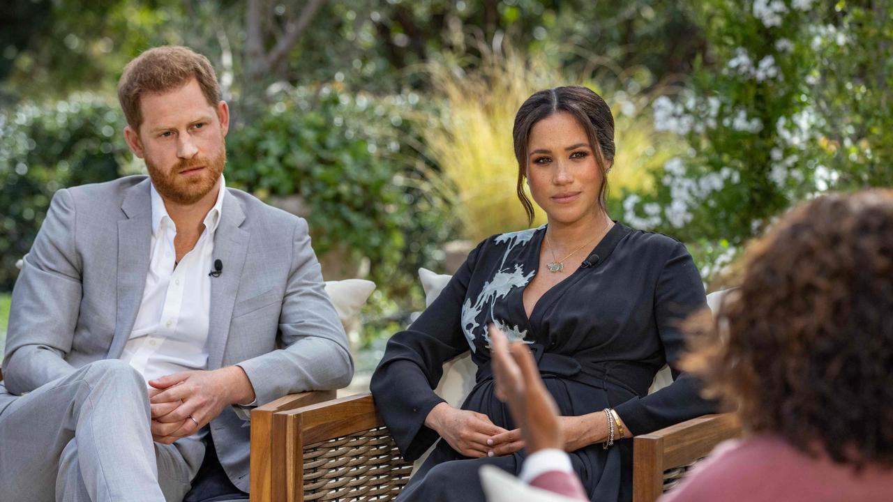 Is Harry and Meghan’s whinging too much for the palace? Picture: AFP.