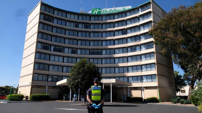 The Holiday Inn was the scene of Victoria’s most recent COVID outbreak.