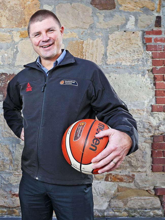 Basketball Tasmania chief executive Chris McCoy. Picture: ZAK SIMMONDS