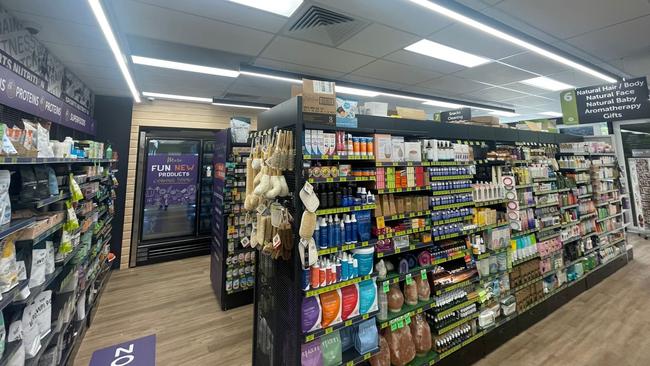 Inside the new WholeLife Pharmacy and Healthfoods at the Belgian Gardens Health Hub. Picture: Supplied.