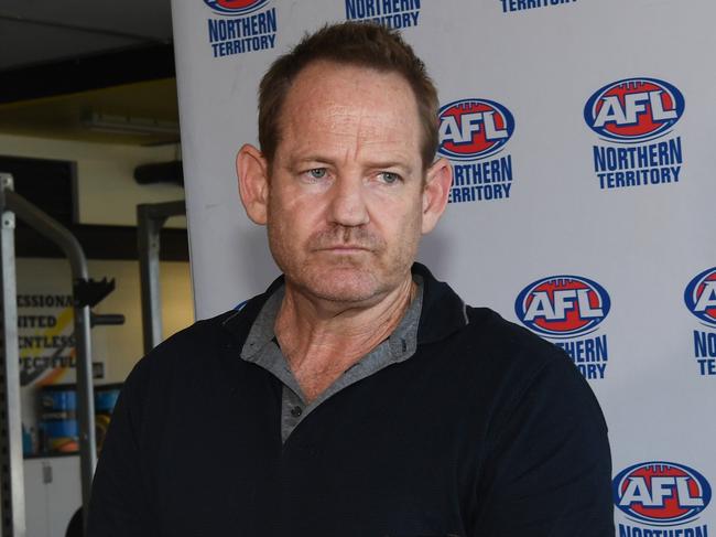 Stuart Totham CEO NTFL  speaks to the media in regards to the shut down of the NTFL Grand Final this weekend due to Caronaviris.