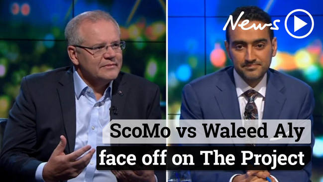 Scott Morrison and Waleed Aly face off on The Project