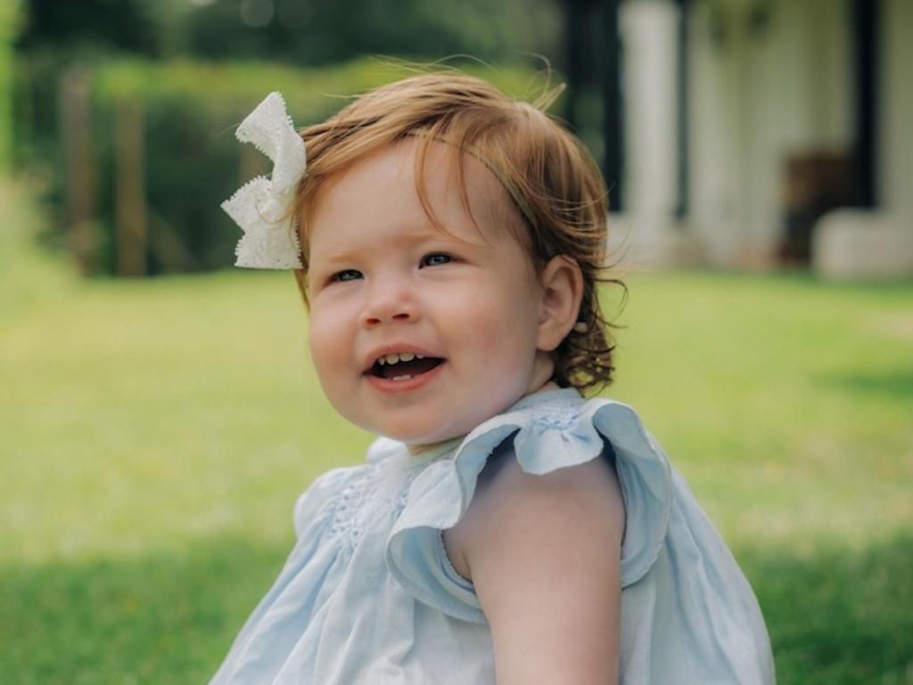 The Sussexes celebrated Lilibet’s first birthday at Frogmore Cottage in June last year. Picture: Misan Harriman