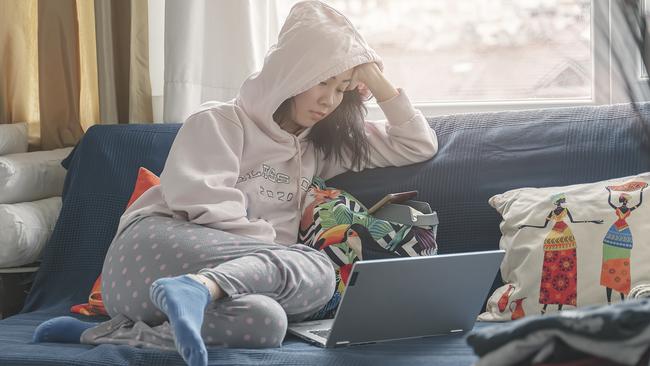 The pandemic saw young people learning and working from home for months on end. Picture: iStock