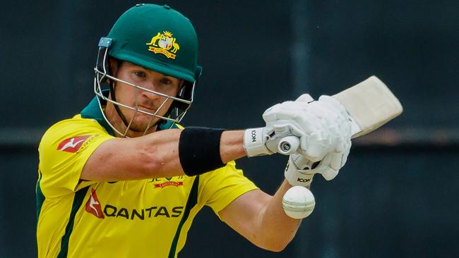 D'Arcy Short will be key to Australia’s chances of a T20 series win. Picture: AFP.