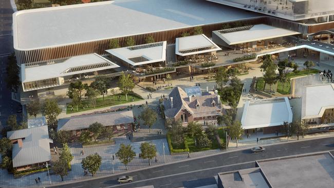 Part of an Artist's impression of what the new Piazza and restaurant areas will look like after the $900 million plus redevelopment of Castle Towers shopping Centre.