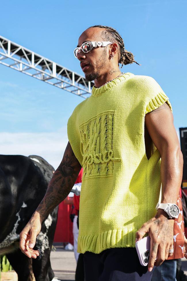 Lewis Hamilton at the Austin GP.